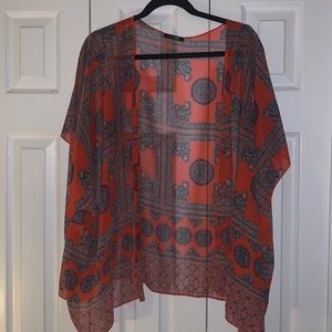 Multi color patterned cover up